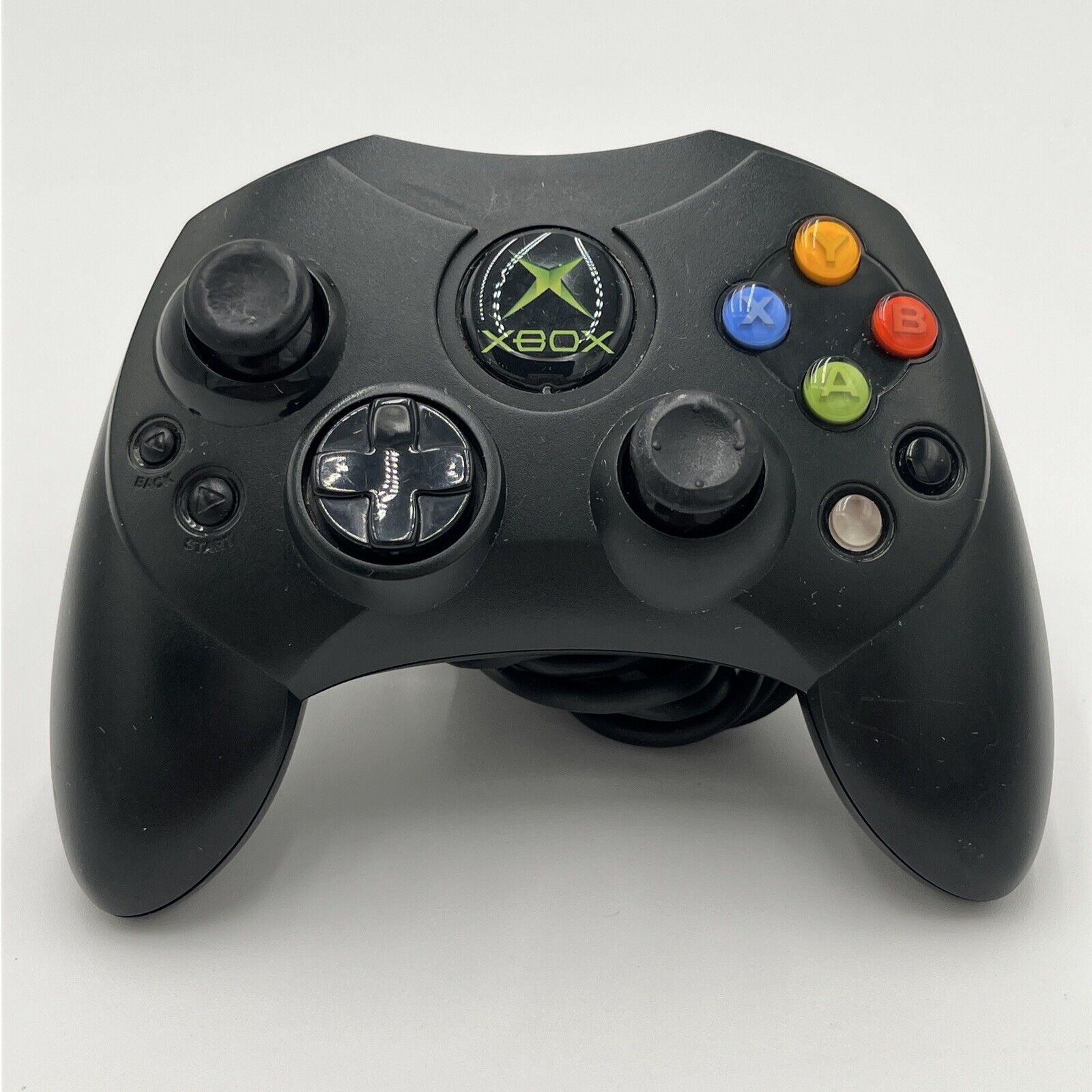 Microsoft Xbox S Original Model Wired Controller - Black from 2pgaming