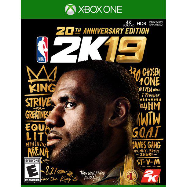 NBA 2K19 20th Anniversary Edition Microsoft Xbox One Game from 2pgaming