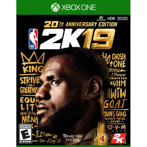 NBA 2K19 20th Anniversary Edition Microsoft Xbox One Game from 2pgaming