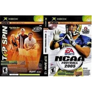 NCAA Football 2005/ Top Spin Microsoft Original Xbox Game from 2pgaming