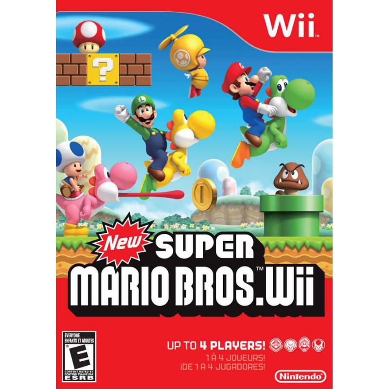 New Super Mario Bros Nintendo Wii Game from 2pgaming