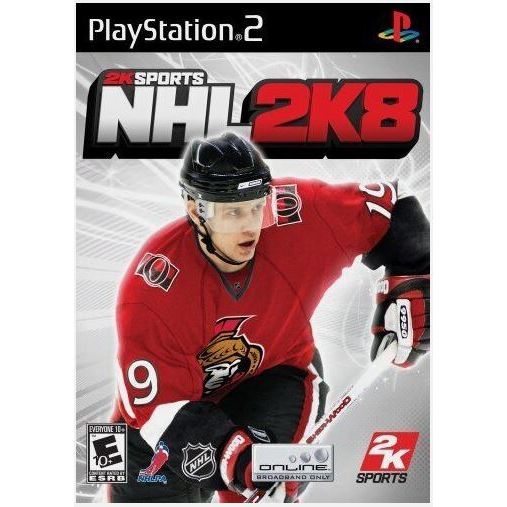 NHL 2K8 PlayStation 2 PS2 Game from 2pgaming