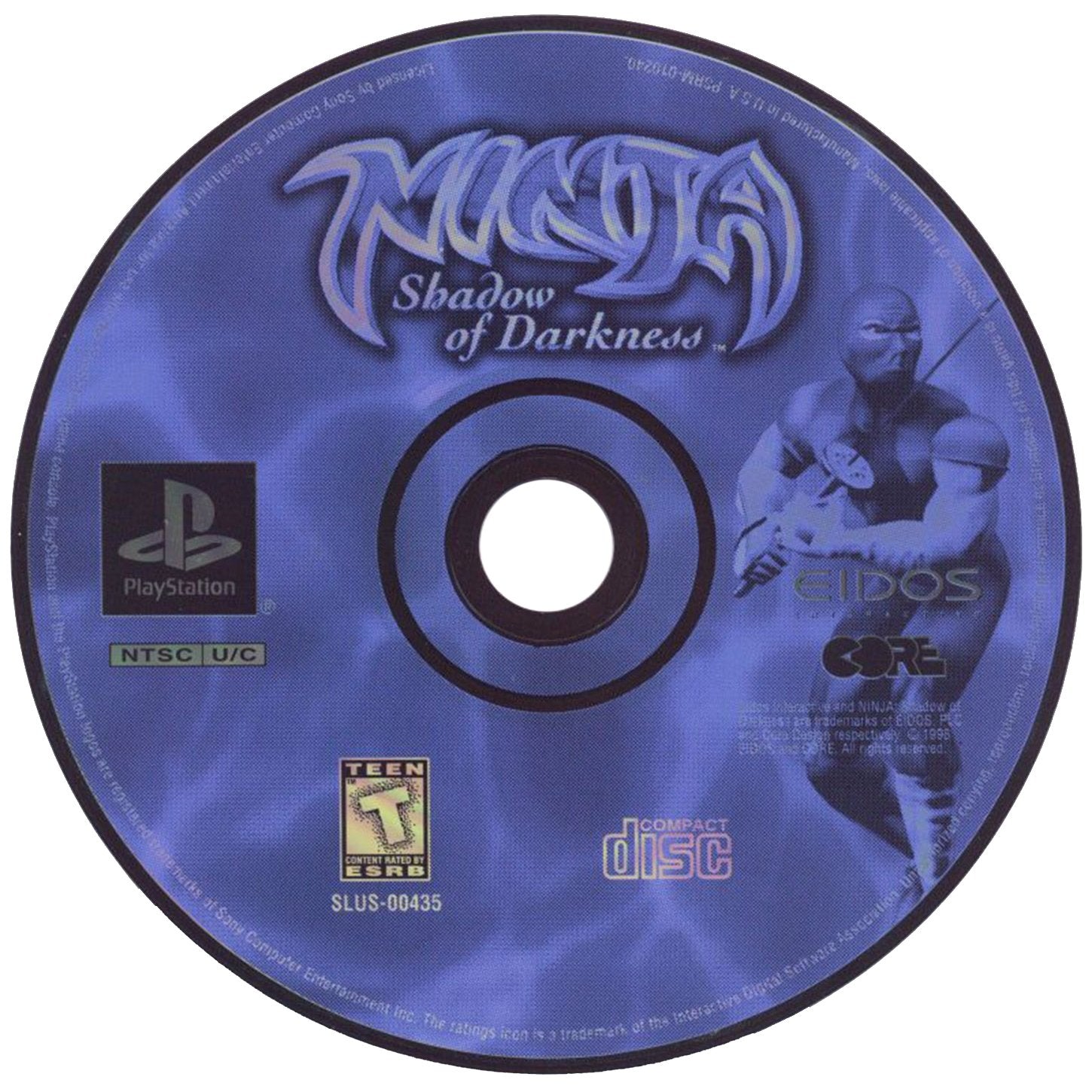 Ninja Shadow Of Darkness Disc Only PlayStation 1 Game from 2pgaming
