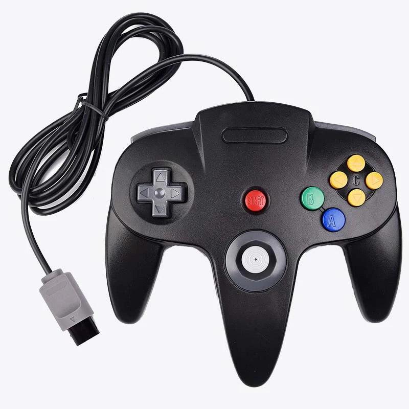 Nintendo 64 N64 Generic Black Wired Controller from 2pgaming