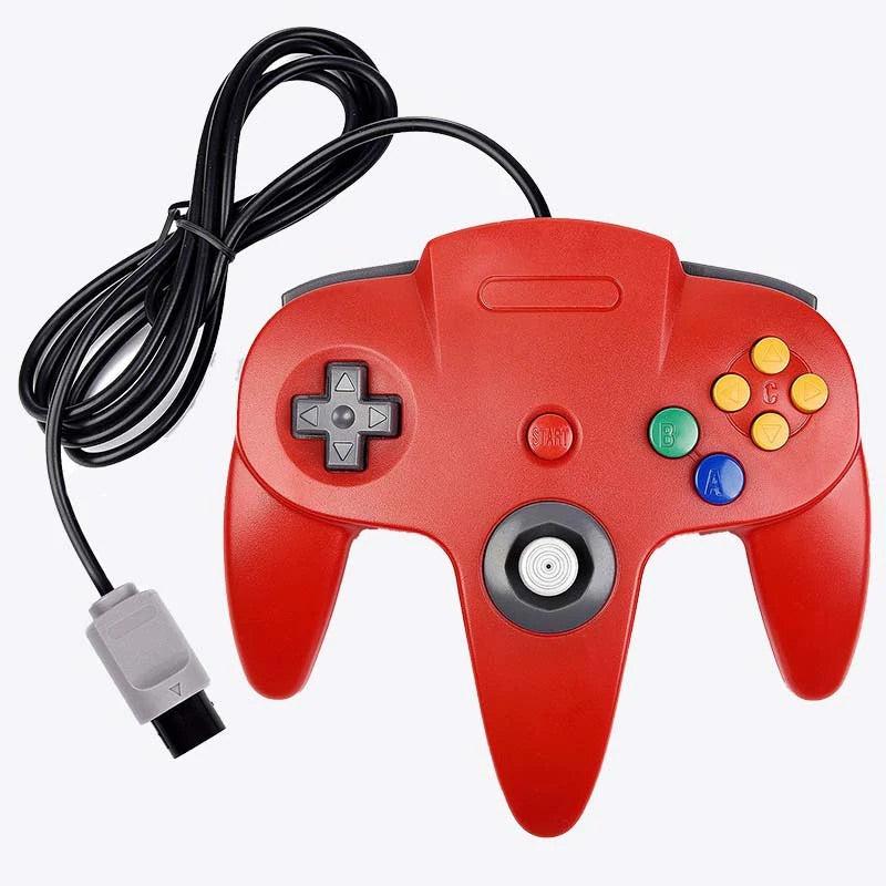 Nintendo 64 N64 Generic Red Wired Controller from 2pgaming