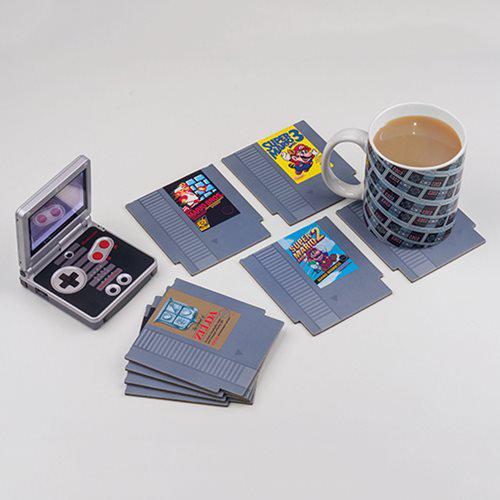 Nintendo NES Cartridge Coasters Retro Gamer Gift Collectible from 2pgaming