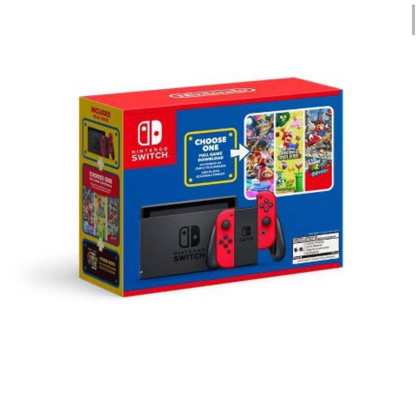 Nintendo Switch Mario Choose One Console - Mario Kart 8 - New Super Mario Bros U - Super Mario Odyssey from 2pgaming