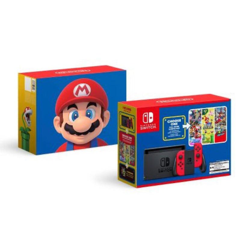 Nintendo Switch Mario Choose One Console - Mario Kart 8 - New Super Mario Bros U - Super Mario Odyssey from 2pgaming