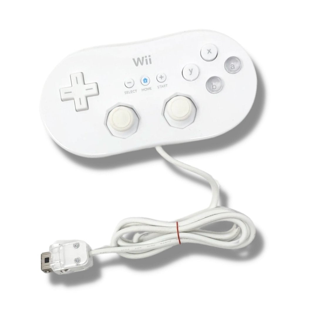 Nintendo Wii Classic Remote Controller White Official OEM from 2pgaming