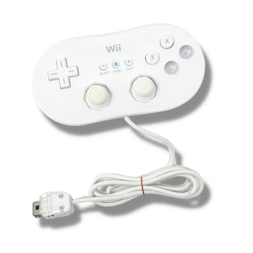 Nintendo Wii Classic Remote Controller White Official OEM from 2pgaming