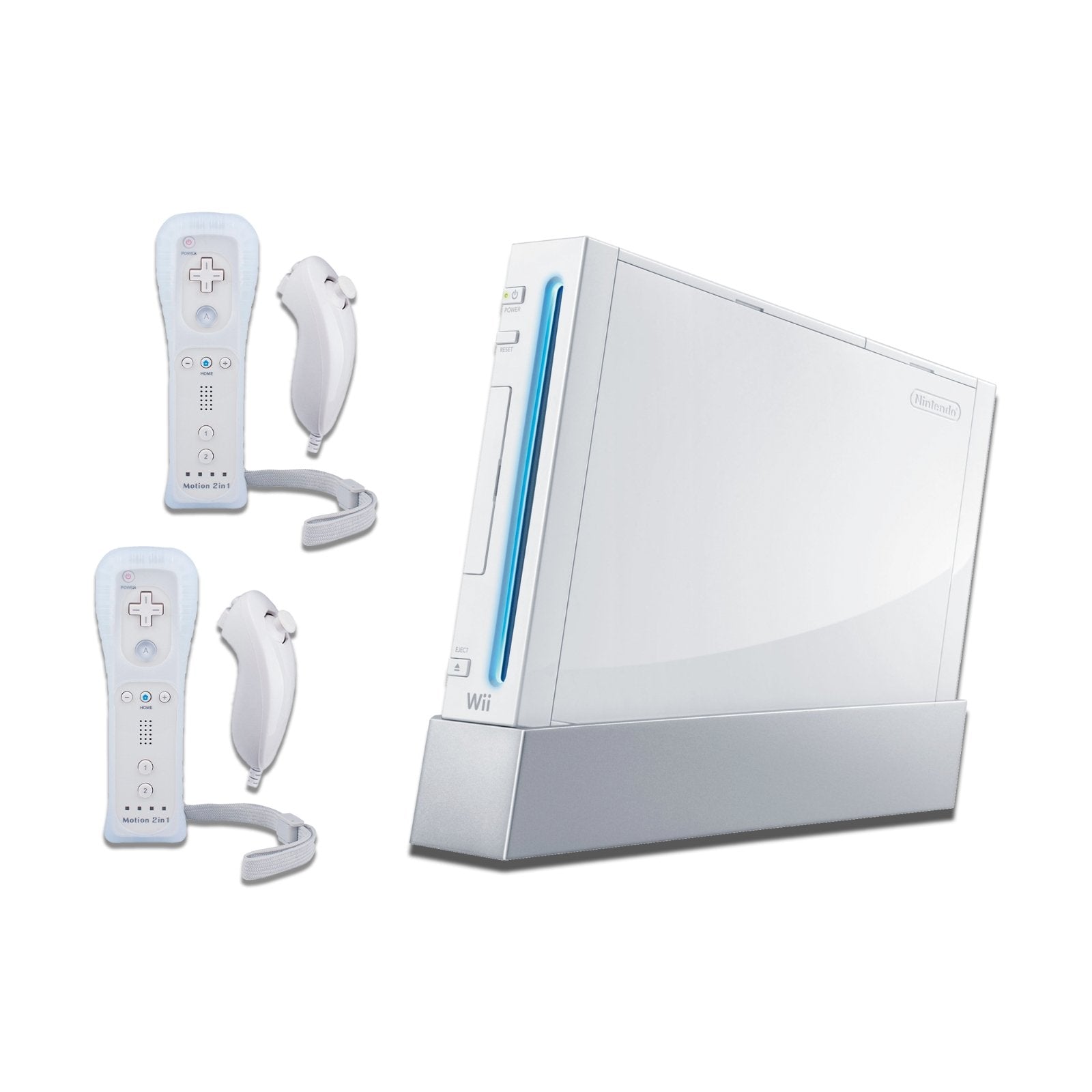 Nintendo Wii Console - White - 2 Motion Plus Controllers - You Chose Bundle - Mario Kart from 2pgaming