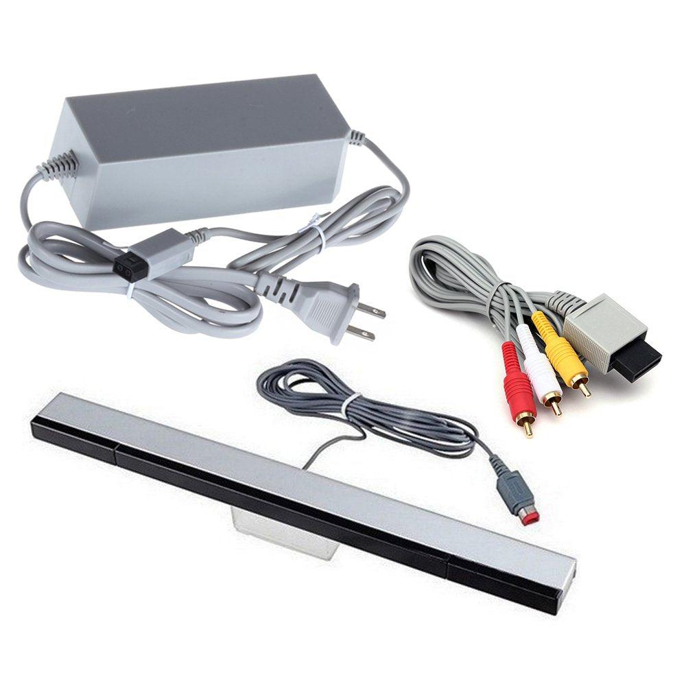 Nintendo Wii Video Game Console Bundle Black - Mario Kart, 2 New Controllers from 2pgaming