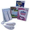 Nintendo Wii Video Game Console Bundle, Wii Sports, Warioware Smooth Moves from 2pgaming