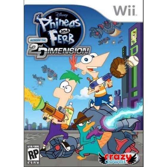 Phineas and Ferb Across the Second Dimension Nintendo Wii Game from 2pgaming