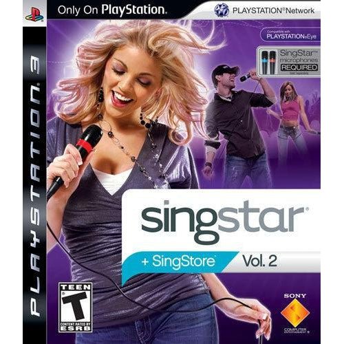 Singstar + SingStore Vol 2 With Microphones PS3 PlayStation 3 Game from 2pgaming