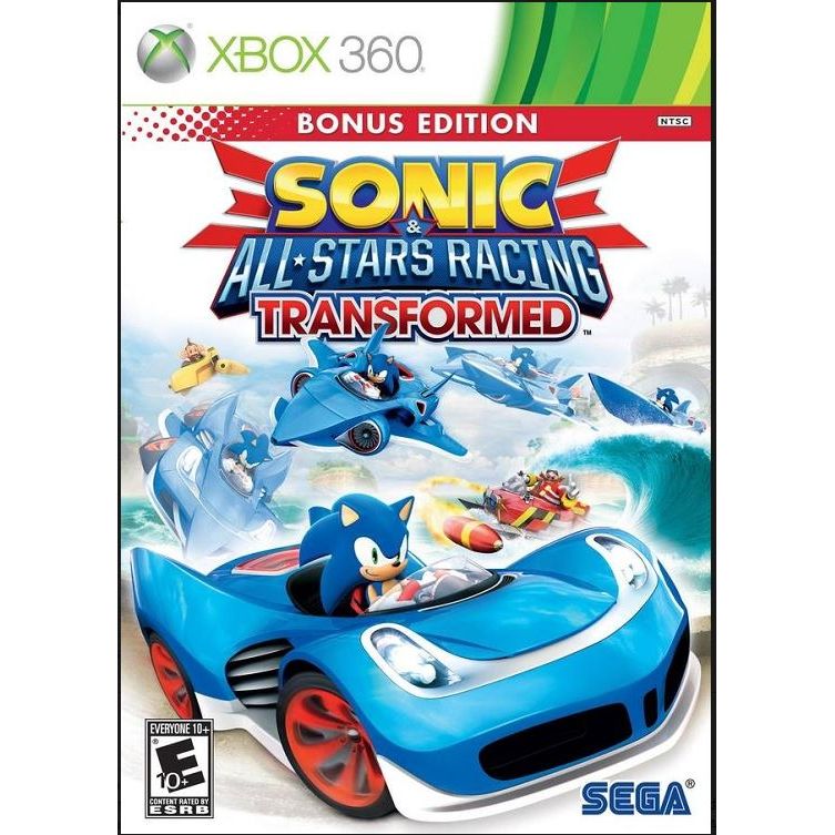 Sonic & All-Star Racing Transformed Bonus Edition Microsoft Xbox 360 Game from 2pgaming