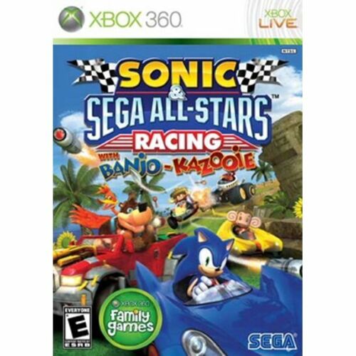 Sonic & Sega All-Stars Racing with Banjo-Kazooie Microsoft Xbox 360 Game from 2pgaming
