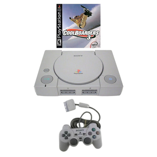 SONY Playstation 1 Console Bundle - Cool Boarders - 1 OEM Wired Controller from 2pgaming