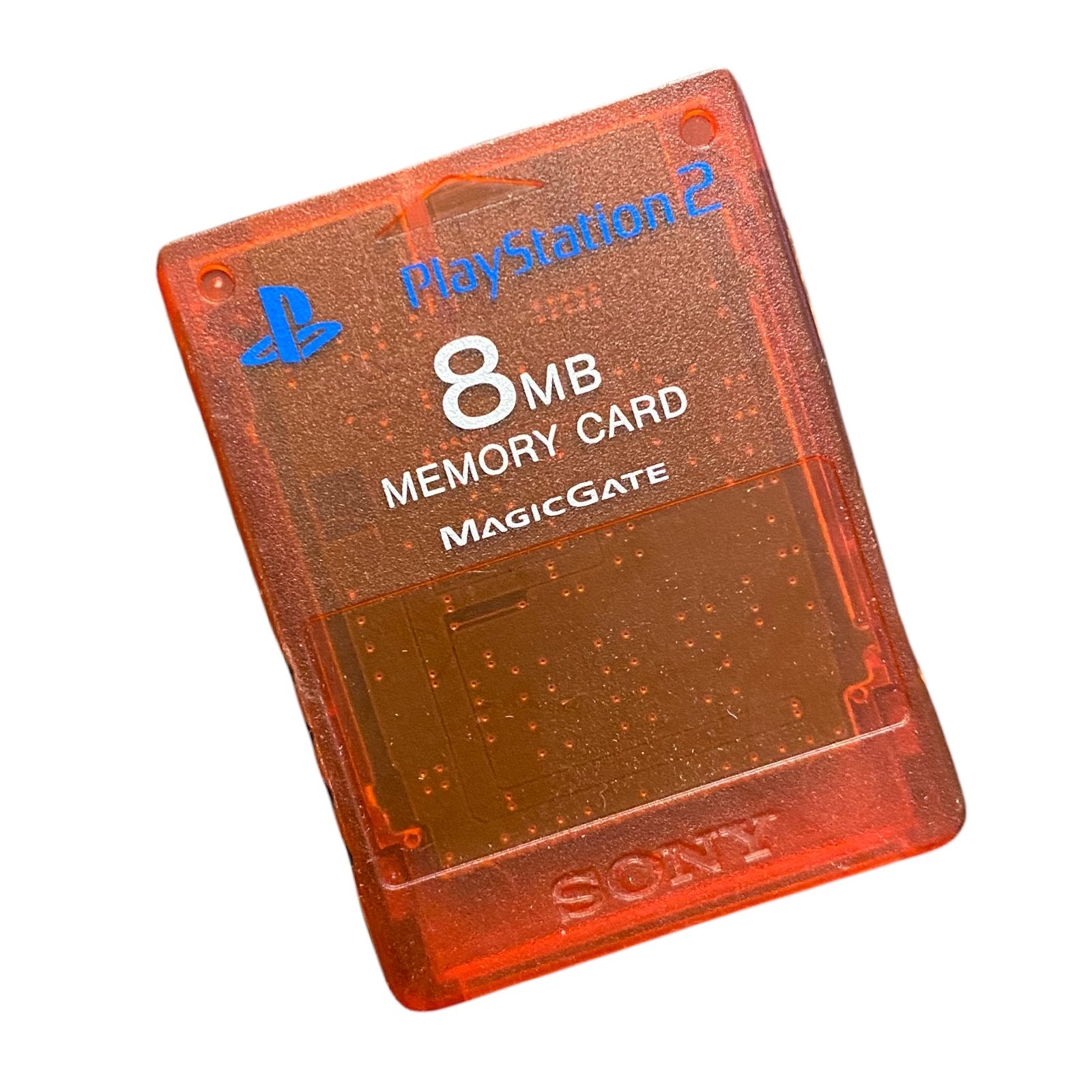 Sony PlayStation 2 PS2 8MB MagicGate Memory Card - Red from 2pgaming