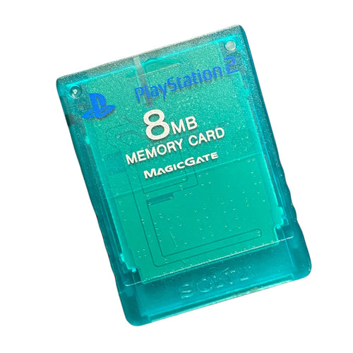 Sony PlayStation 2 PS2 8MB MagicGate Memory Card - Teal Green from 2pgaming