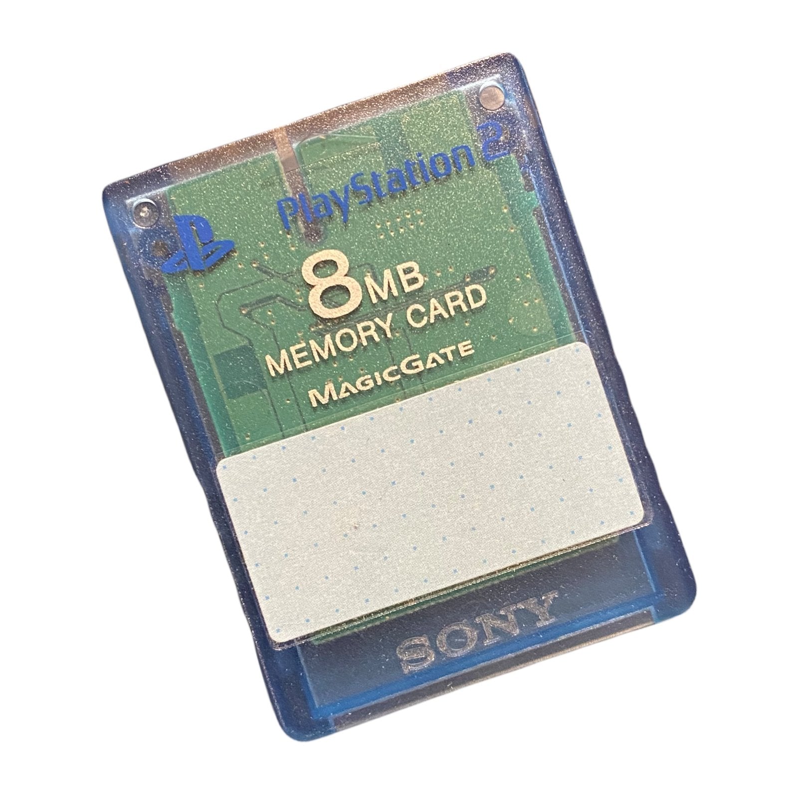 Sony PlayStation 2 PS2 8MB Memory Card - Blue from 2pgaming