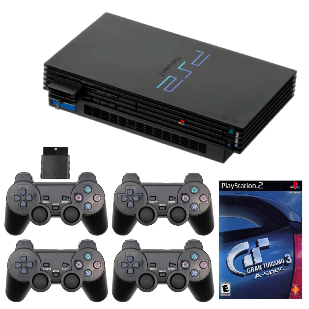 Sony Playstation 2 PS2 Console Bundle - YOU CHOOSE! - Wireless Controllers from 2pgaming