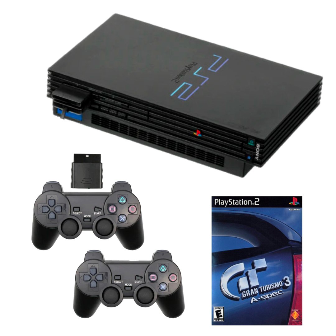 Sony Playstation 2 PS2 Console Bundle - YOU CHOOSE! - Wireless Controllers from 2pgaming
