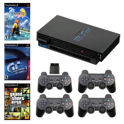 Sony Playstation 2 PS2 Console Bundle - YOU CHOOSE! - Wireless Controllers from 2pgaming