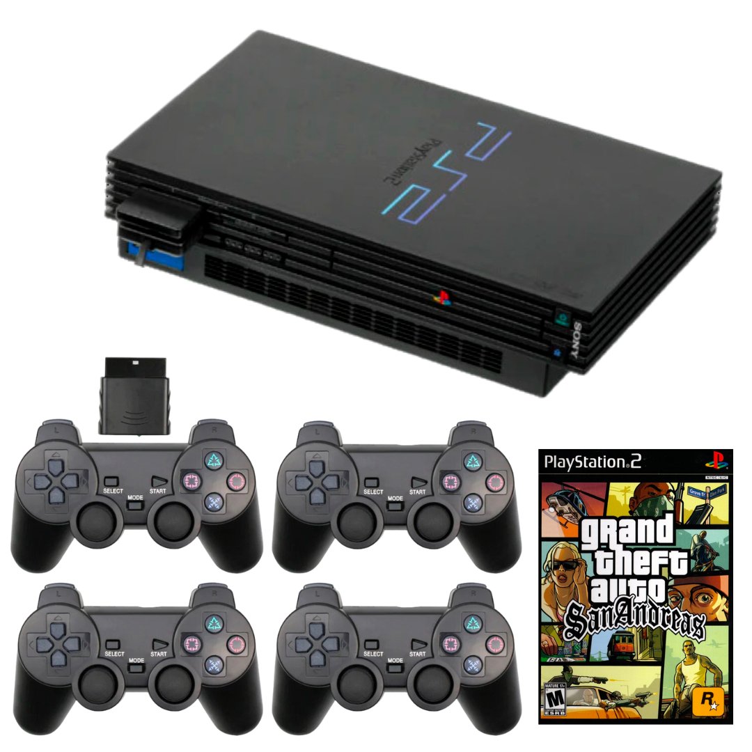 Sony Playstation 2 PS2 Console Bundle - YOU CHOOSE! - Wireless Controllers from 2pgaming