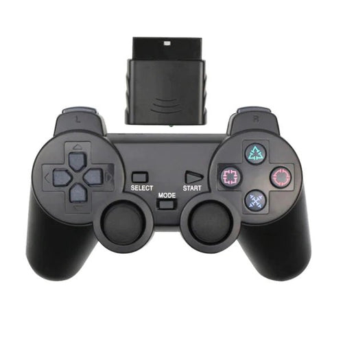 SONY PlayStation 2 PS2 Fat Console Bundle Black - GTA San Andreas - 2 Wireless Controllers from 2pgaming