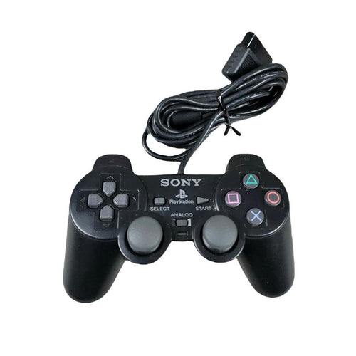 SONY PlayStation 2 PS2 OEM DualShock Wired Controller - Black from 2pgaming