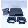 SONY PlayStation 3 PS3 Slim Console Black - New Call Of Duty Ghosts - 2 Wireless Controllers from 2pgaming