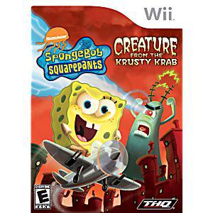 SpongeBob SquarePants Creature from Krusty Krab Nintendo Wii Game from 2pgaming