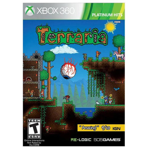 Terraria Platinum Hits Microsoft Xbox 360 Game - 2pgaming