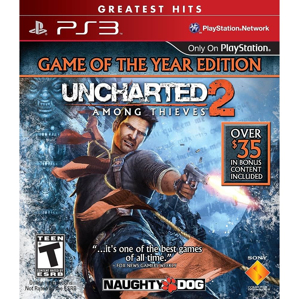 Uncharted 2 Among Thieves Game of The Year Edition Sony PlayStation 3 PS3 Game from 2pgaming
