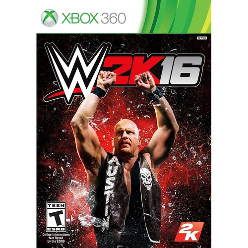 WWE 2K16 Stone Cold Steve Austin Cover Xbox 360 Game from 2pgaming