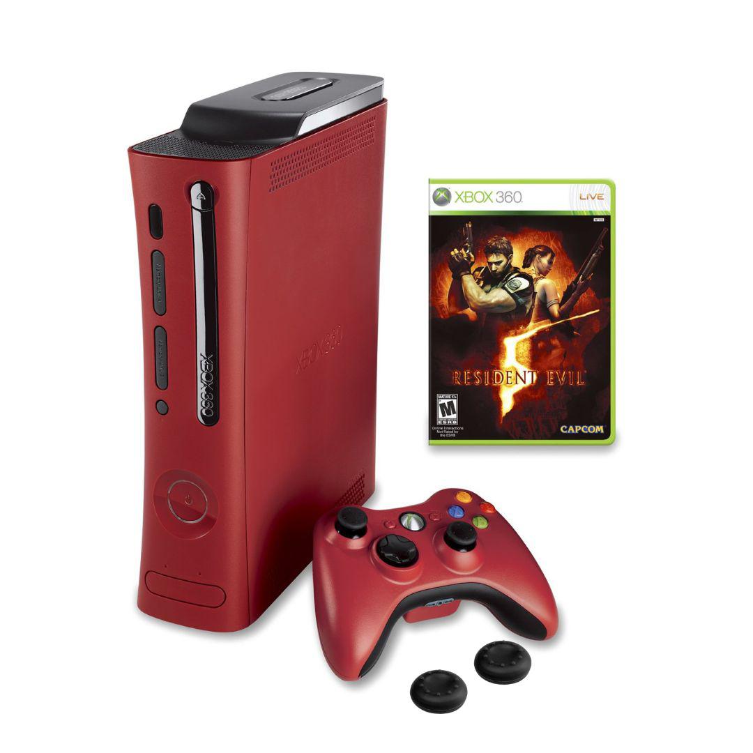 Xbox 360 Resident Evil 5 Elite Red Console- 120GB from 2pgaming