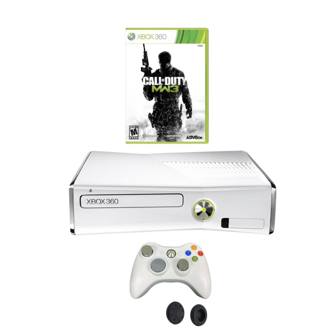 Xbox 360 S White Console Bundle Brand New Call Of Duty MW3 from 2pgaming