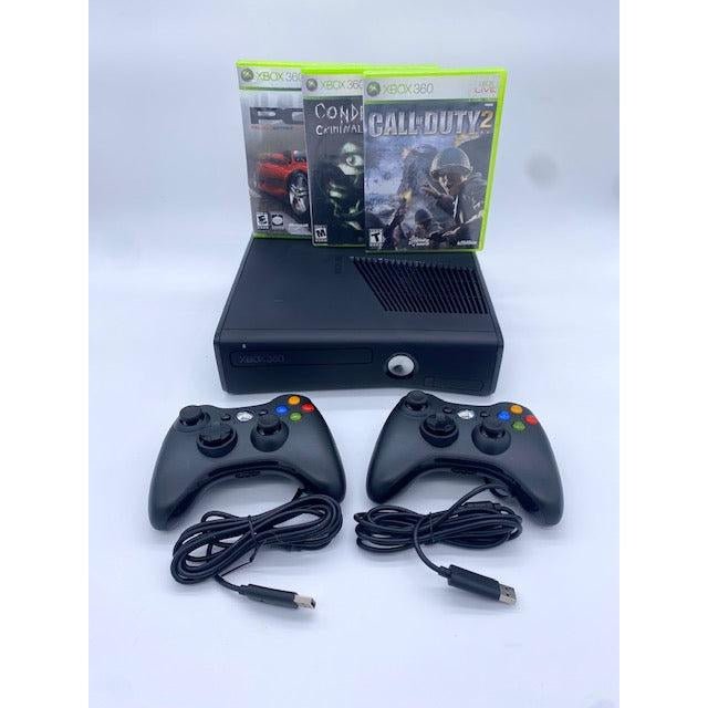 Xbox 360 Slim S Console Bundle Condemned Criminal Origins, Call Of Duty 2 from 2pgaming