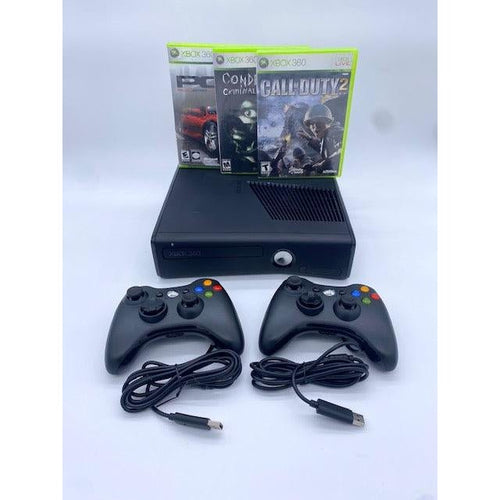 Xbox 360 Slim S Console Bundle Condemned Criminal Origins, Call Of Duty 2 from 2pgaming