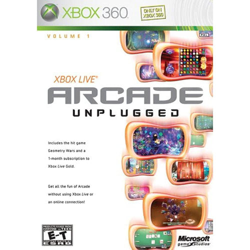 Xbox Live Arcade Unplugged Microsoft Xbox 360 Game from 2pgaming