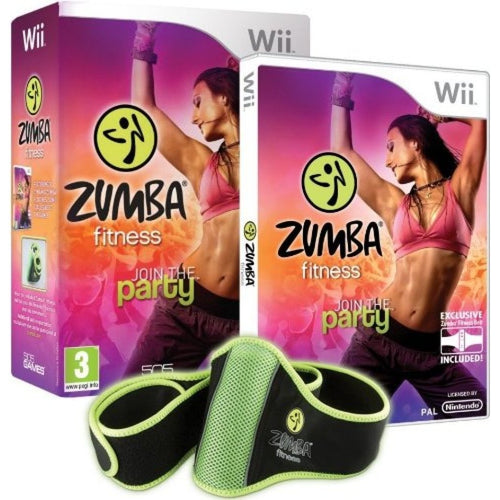 Zumba Fitness Join the Part Nintendo Wii Game + Zumba Fitness Belt from 2pgaming