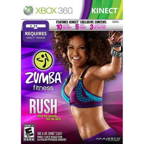 Zumba Fitness Rush Microsoft Xbox 360 Game from 2pgaming
